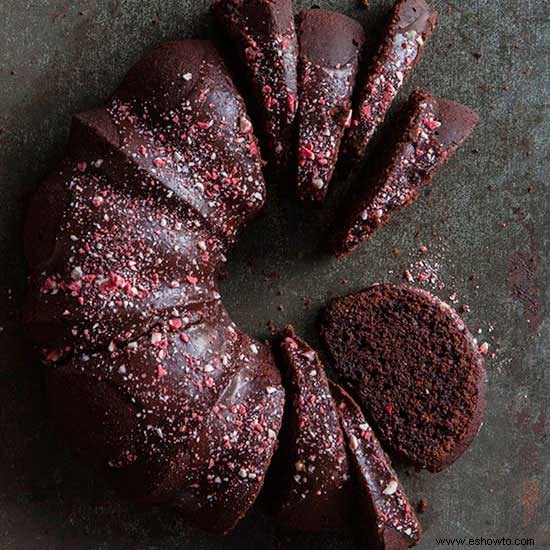 Pastel Bundt De Chocolate Y Menta 