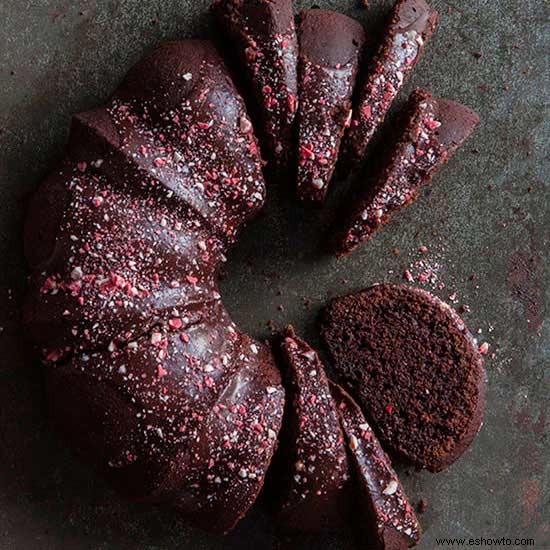 Pastel Bundt De Chocolate Y Menta 