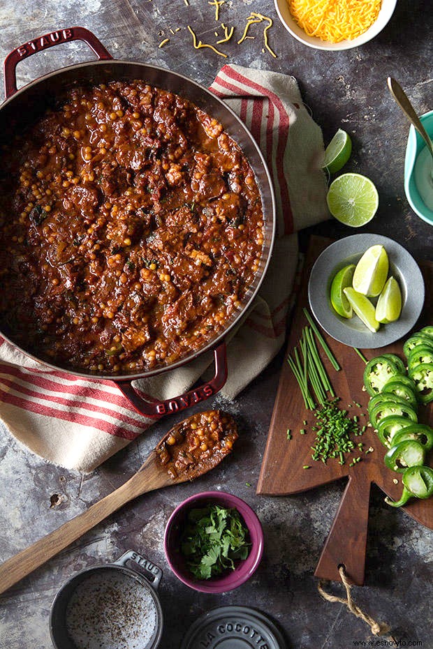 bistec y chili con soda 