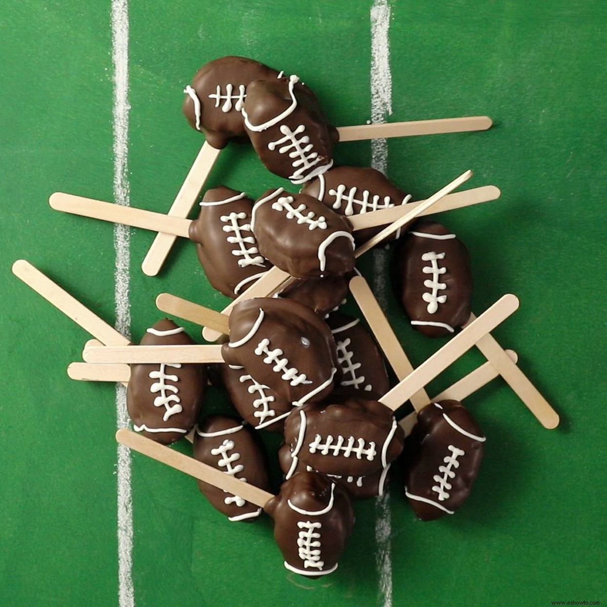 Paletas de masa para galletas de fútbol 