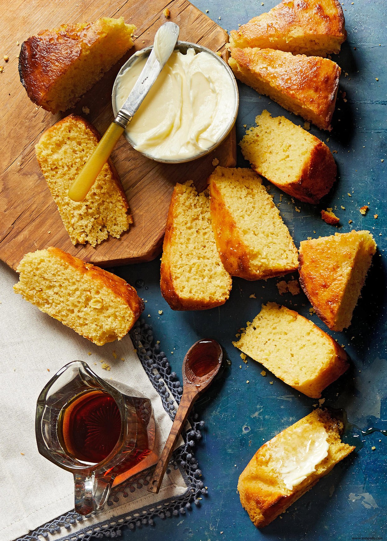 Pan de maíz de cocción lenta con sabor 