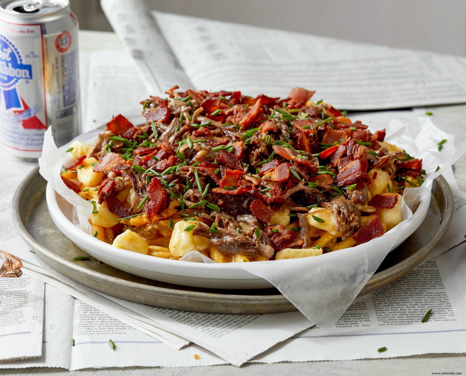 Poutine de olla a presión 