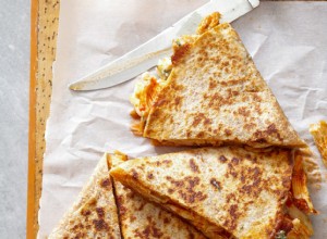 Quesadillas de pollo al búfalo 