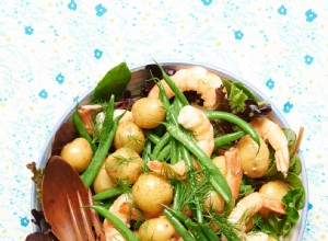 Ensalada Tibia de Camarones y Papas Amarillas Holandesas: Receta Rápida en 30 Minutos