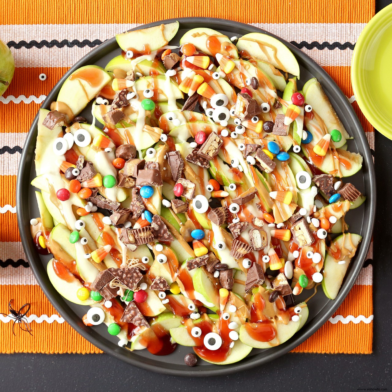 Postre de Halloween Nachos 