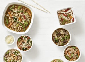 Tazones de fideos ramen de 20 minutos 