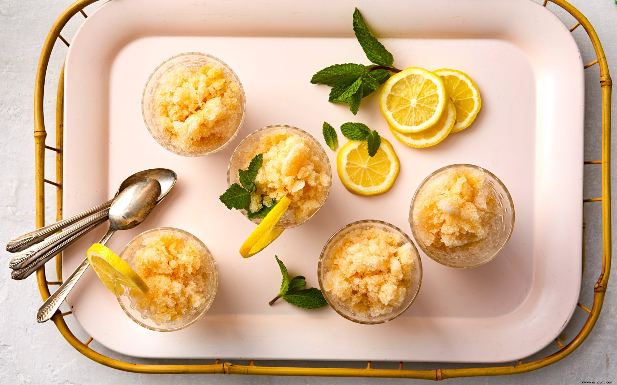 Granizado de té helado 