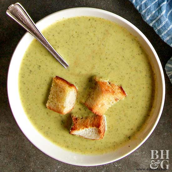 Sopa De Calabacín Al Curry 