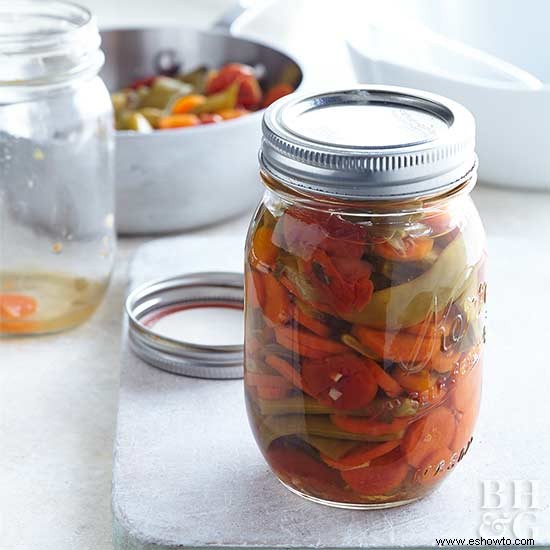 Judías verdes y tomates italianos enlatados 