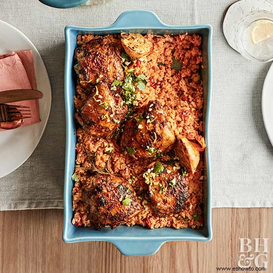 Arroz con Pimiento Rojo Asado 