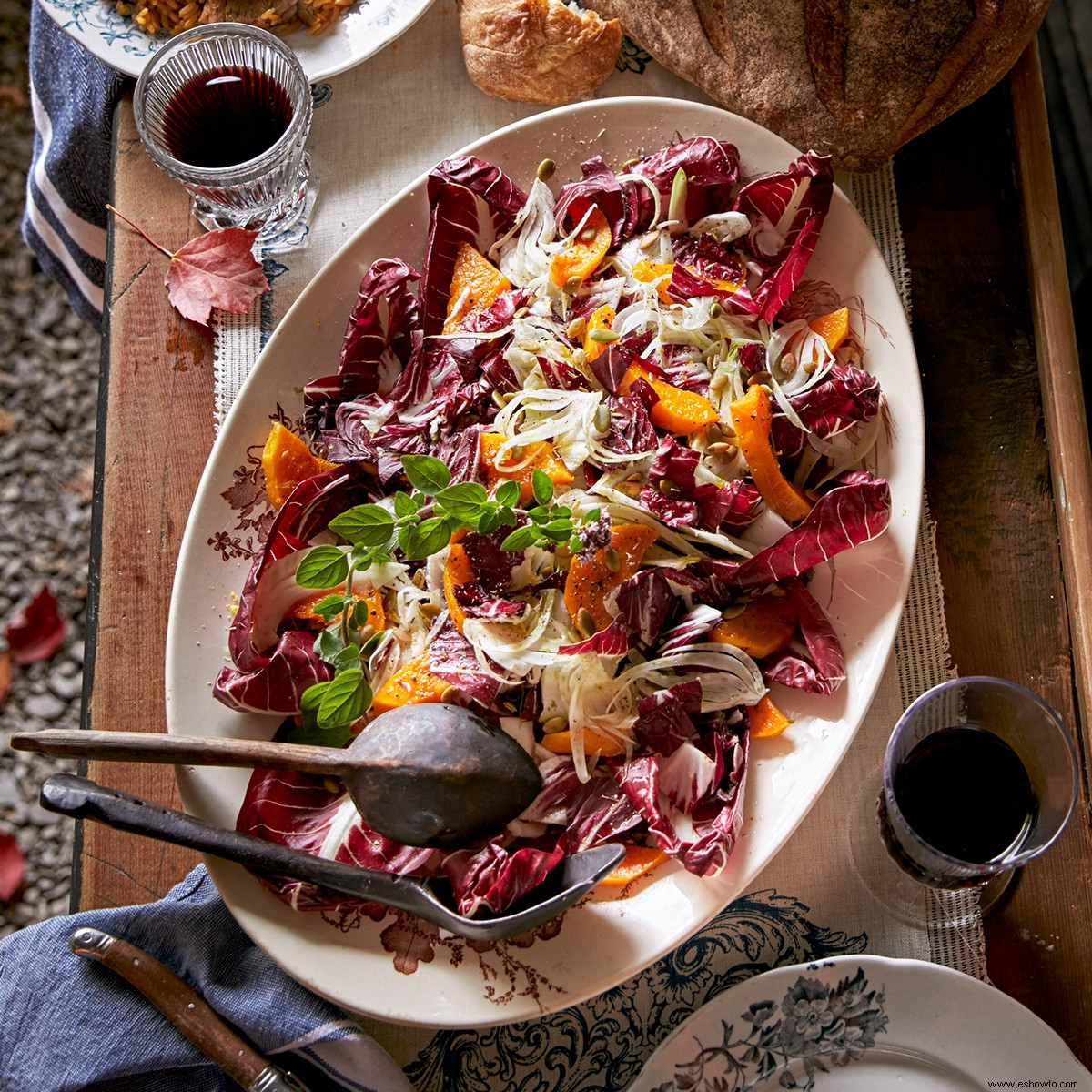 Ensalada De Radicchio Y Calabaza Butternut Asada 