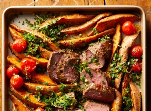 Sartén de Ternera con Patatas Dulces y Gremolada: Receta Fácil y Saludable