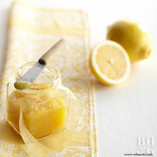 Cuajada casera de limón o lima 