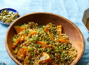 Sorgo con Calabaza Butternut: Receta de Guarnición Otoñal de Carla Hall
