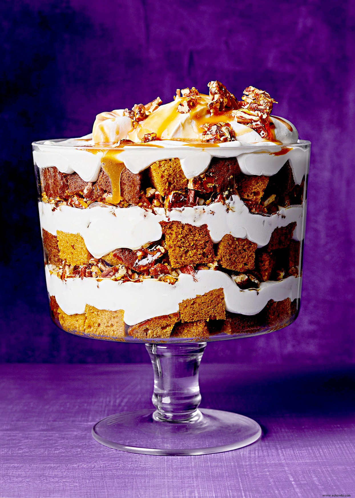 Trifle de pan de calabaza 