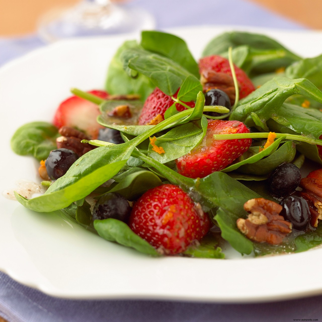 Ensalada De Espinacas Y Bayas 