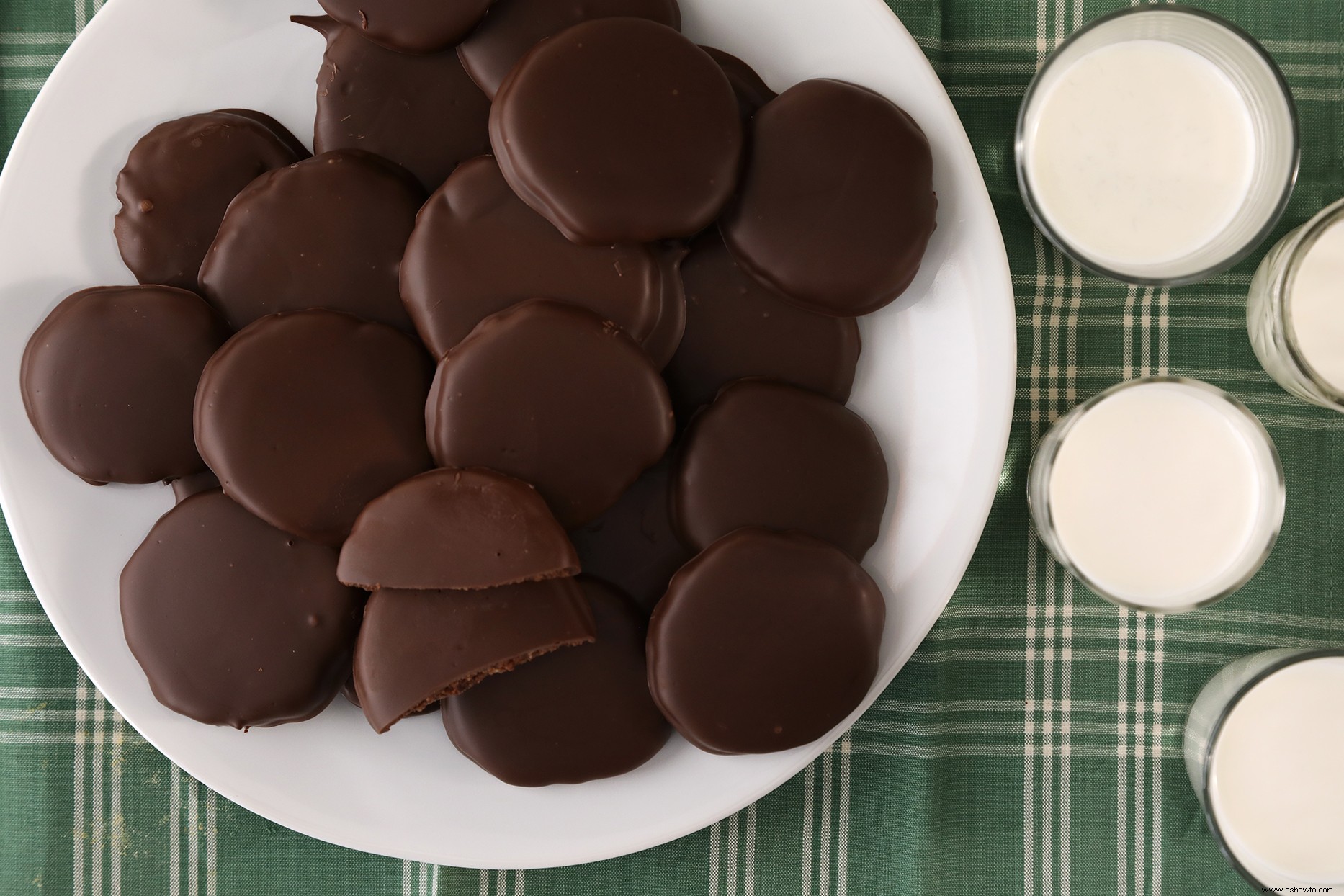 Galletas finas de chocolate y menta Copycat 