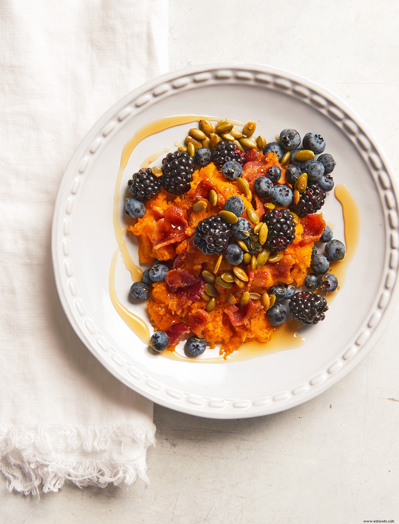 Tazones de desayuno de calabaza 