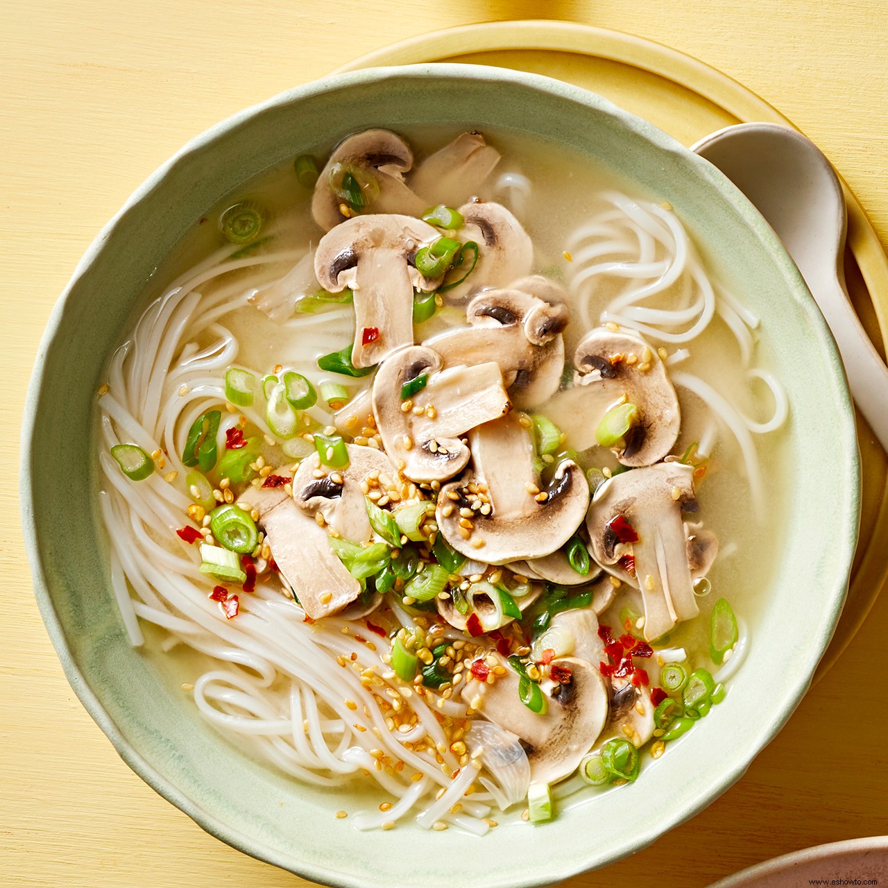 Sopa De Miso De Champiñones 