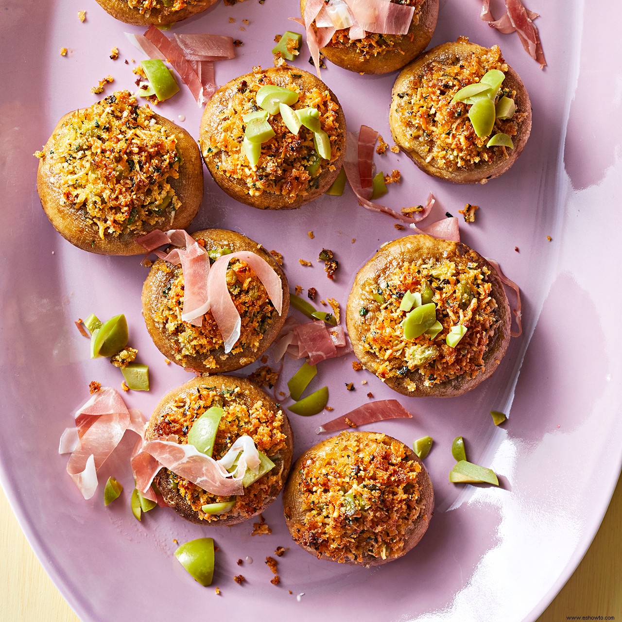 Champiñones Rellenos De Manchego 