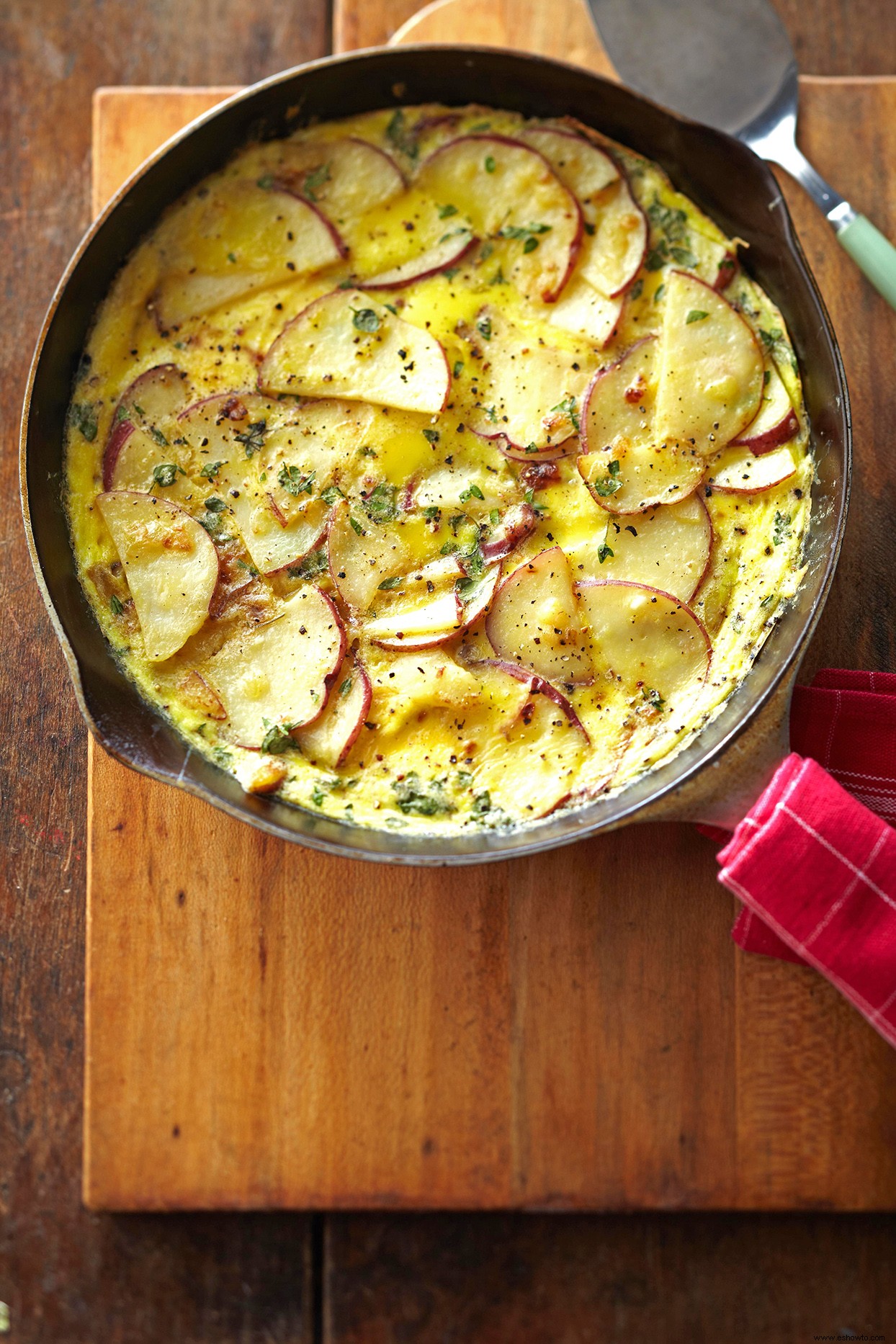 Frittata de patata y tomillo 