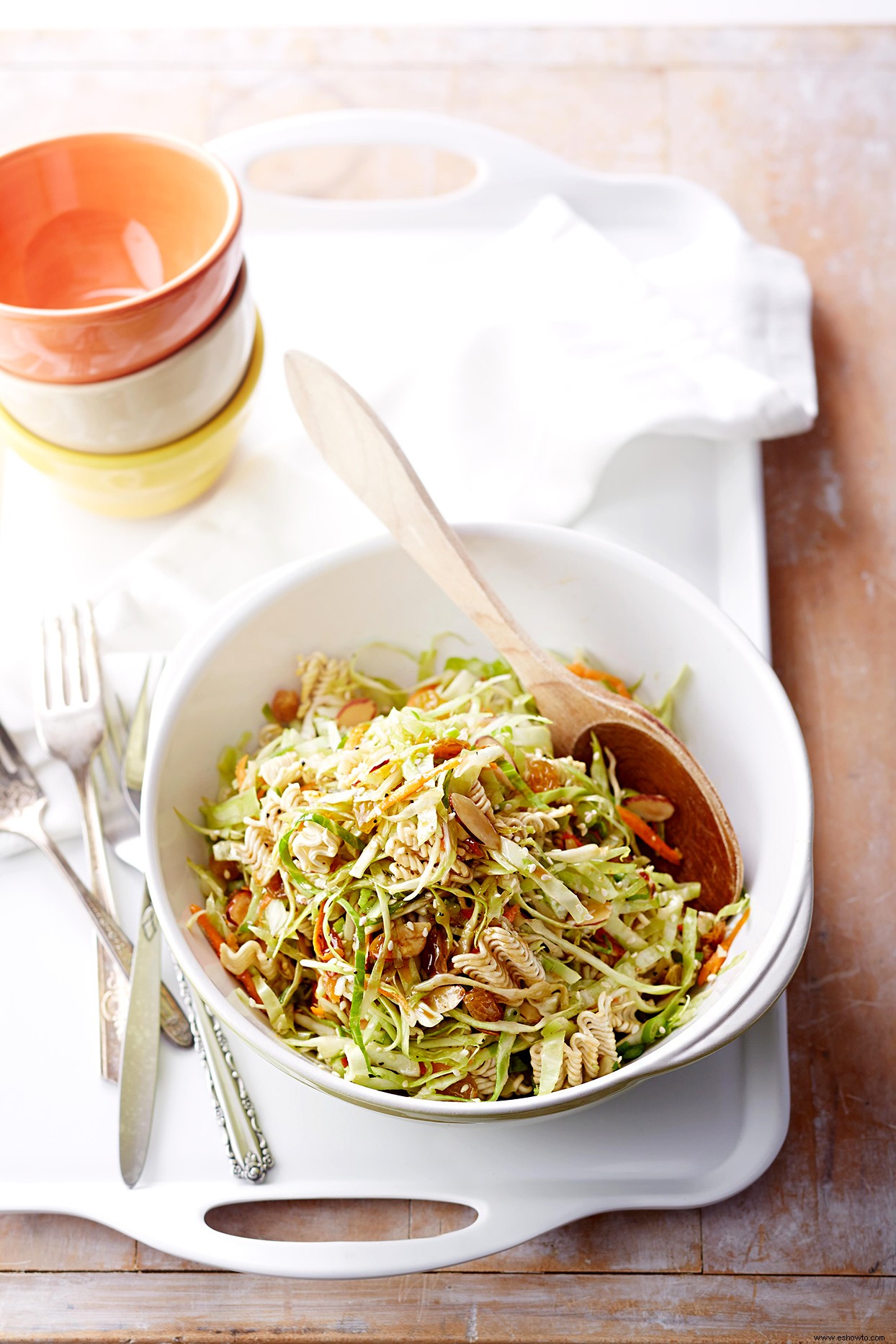 Ensalada De Fideos Ramen Asiáticos 