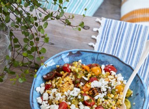 Ensalada de Maíz Asado con Chiles Poblanos y Queso Feta: Receta Fácil y Sabrosa