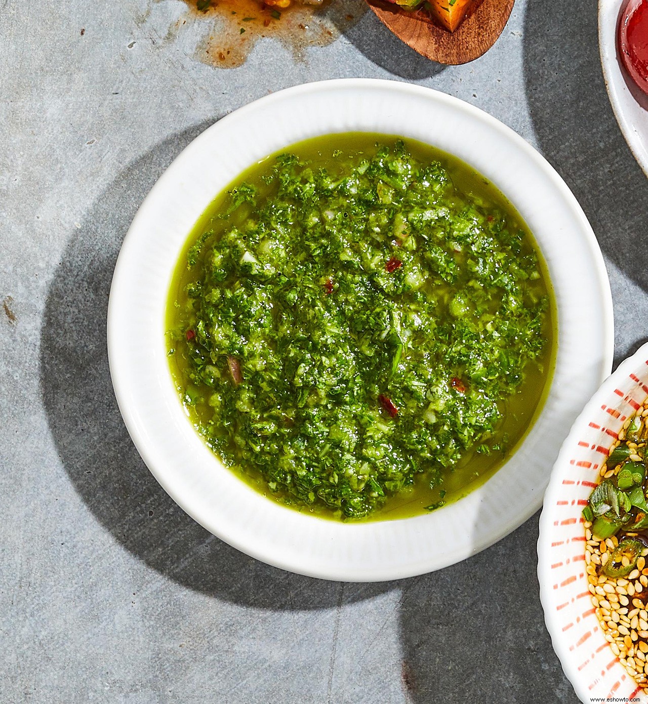 Chimichurri de albahaca 