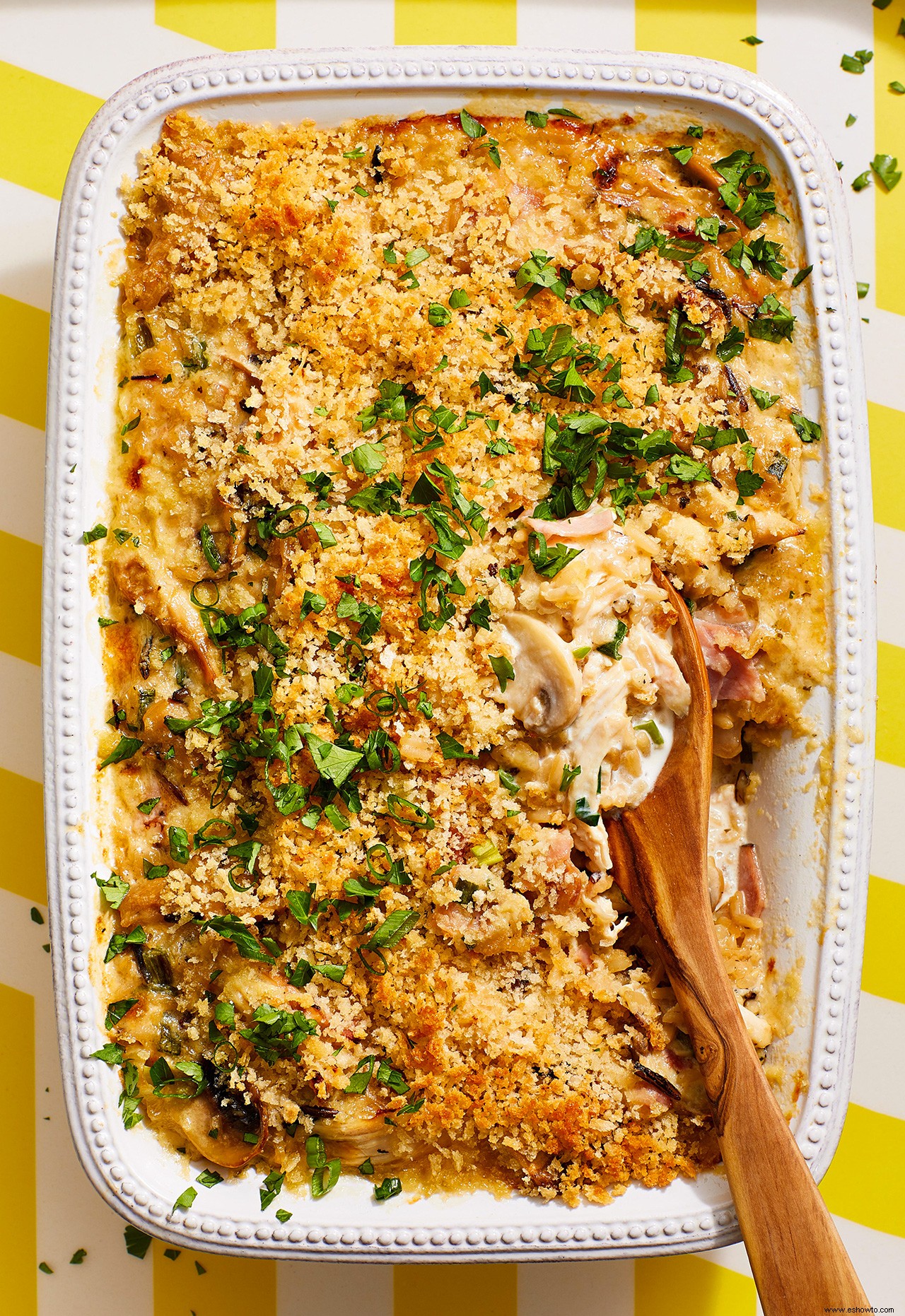 Cazuela De Pollo Cordon Bleu Con Arroz Salvaje 