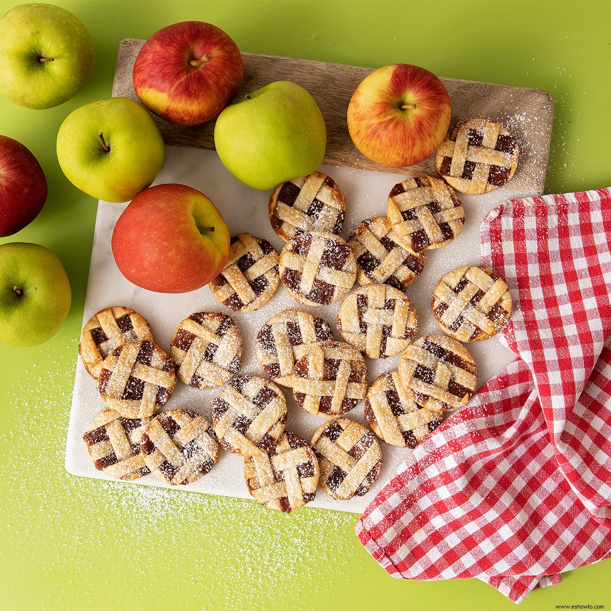 Galletas de tarta de manzana 