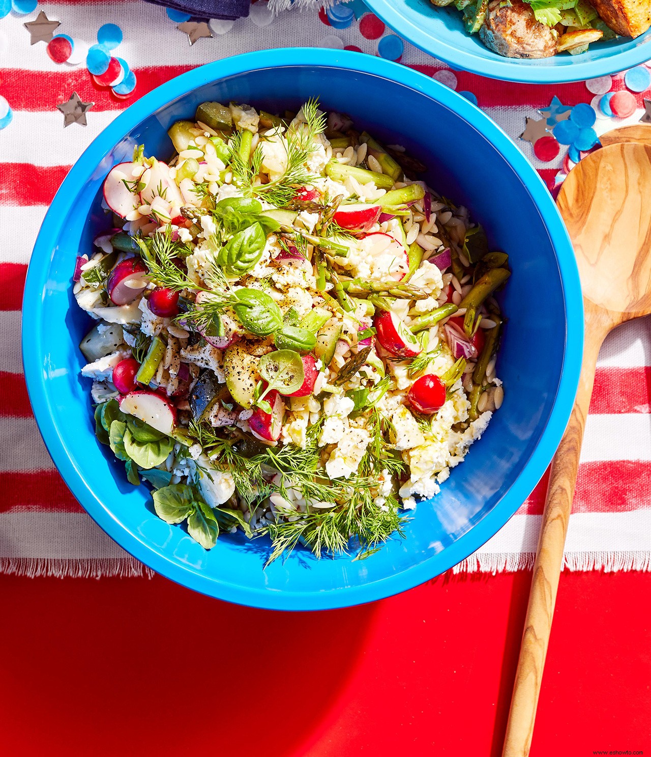 Ensalada De Verduras Marinadas Y Orzo 