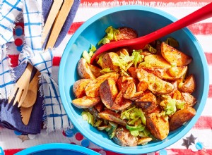 Ensalada de Papas Asadas al Horno: Receta Ideal para Barbacoas sin Mayonesa