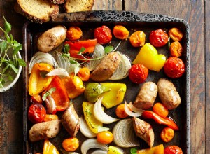 Salchicha de Pollo con Pimientos Asados: Receta Fácil y Saludable en 55 Minutos