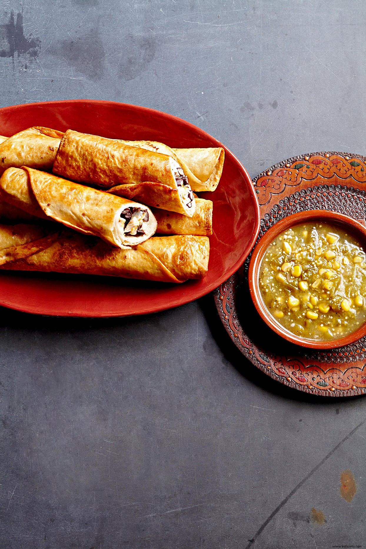 Salsa De Maíz Y Tomatillo Asado 