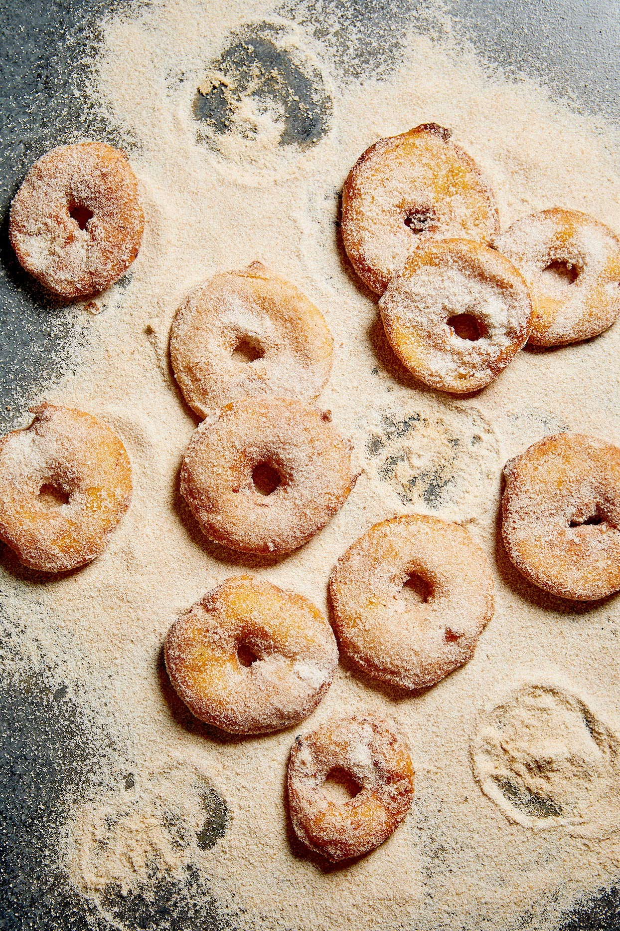 Aros de Manzana con Churro Frito 