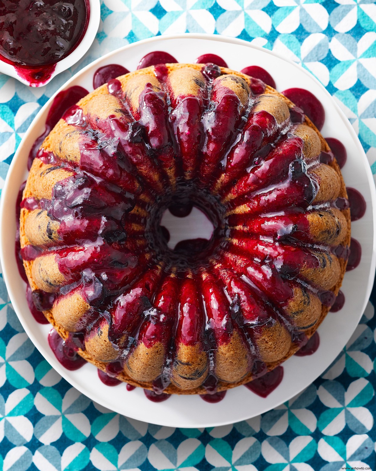 Pastel Bundt De Arándanos 