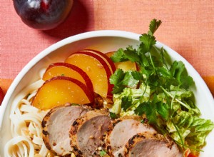 Tazón de Fideos con Cerdo Marinado y Salsa de Ciruelas: Receta Fácil