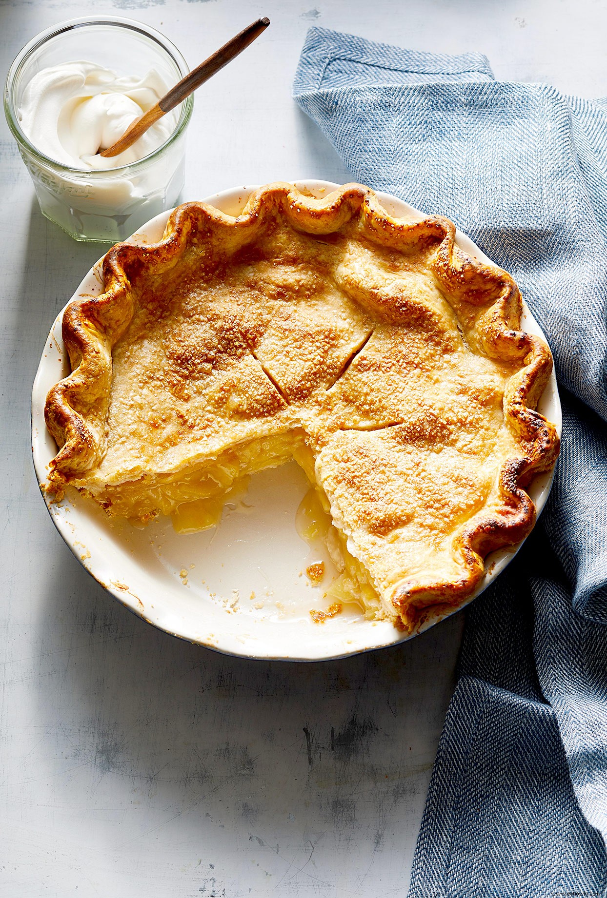 Pastel de manzana fácil y hondo 