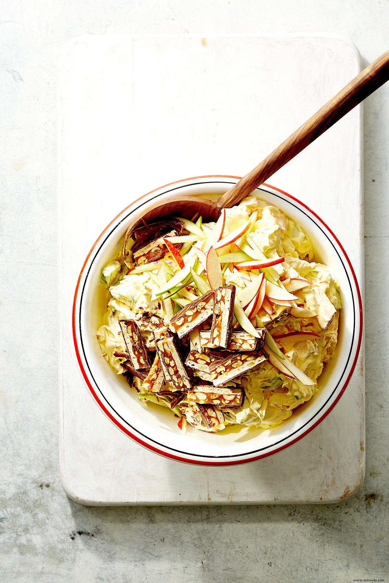 Ensalada De Barra De Caramelo De Manzana 