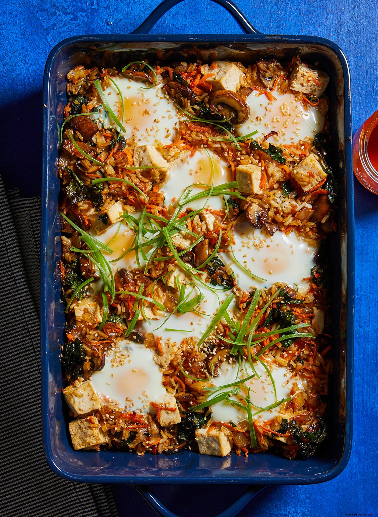 Cazuela Bibimbap Con Tofu 