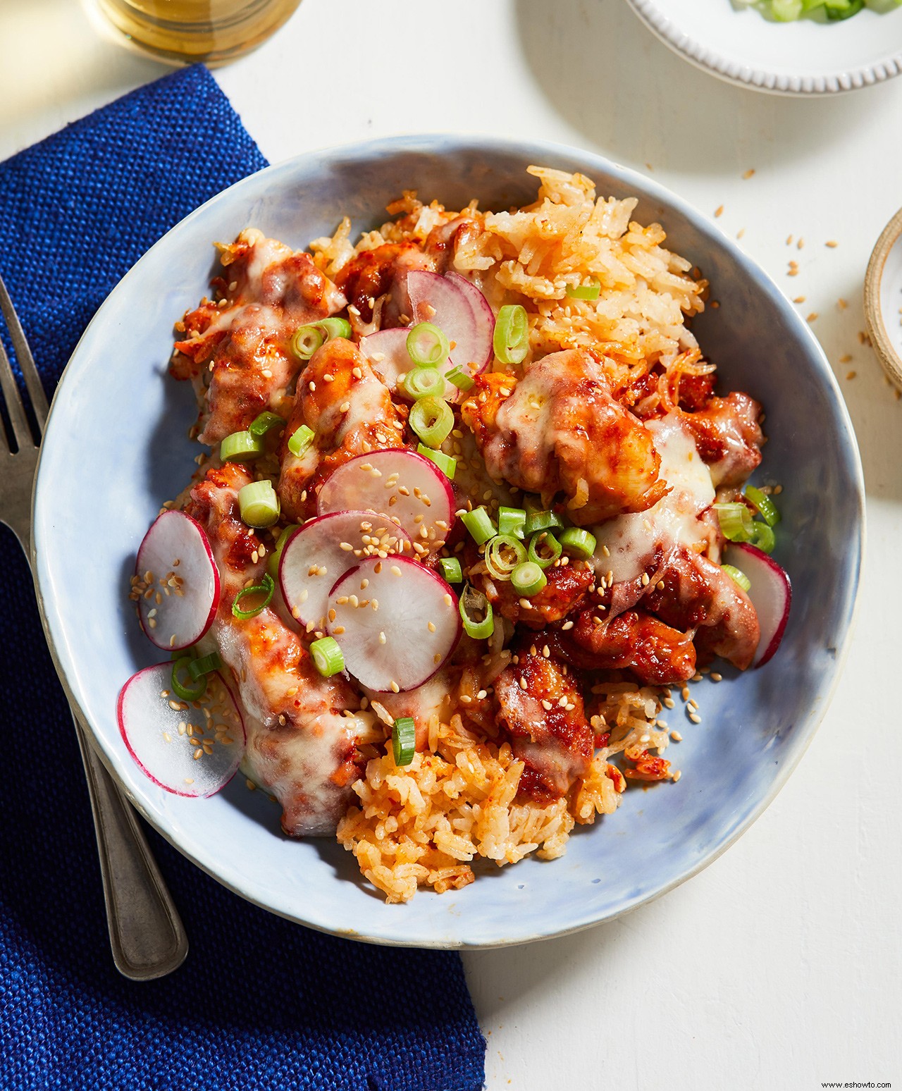 Pollo De Fuego Coreano Con Queso 