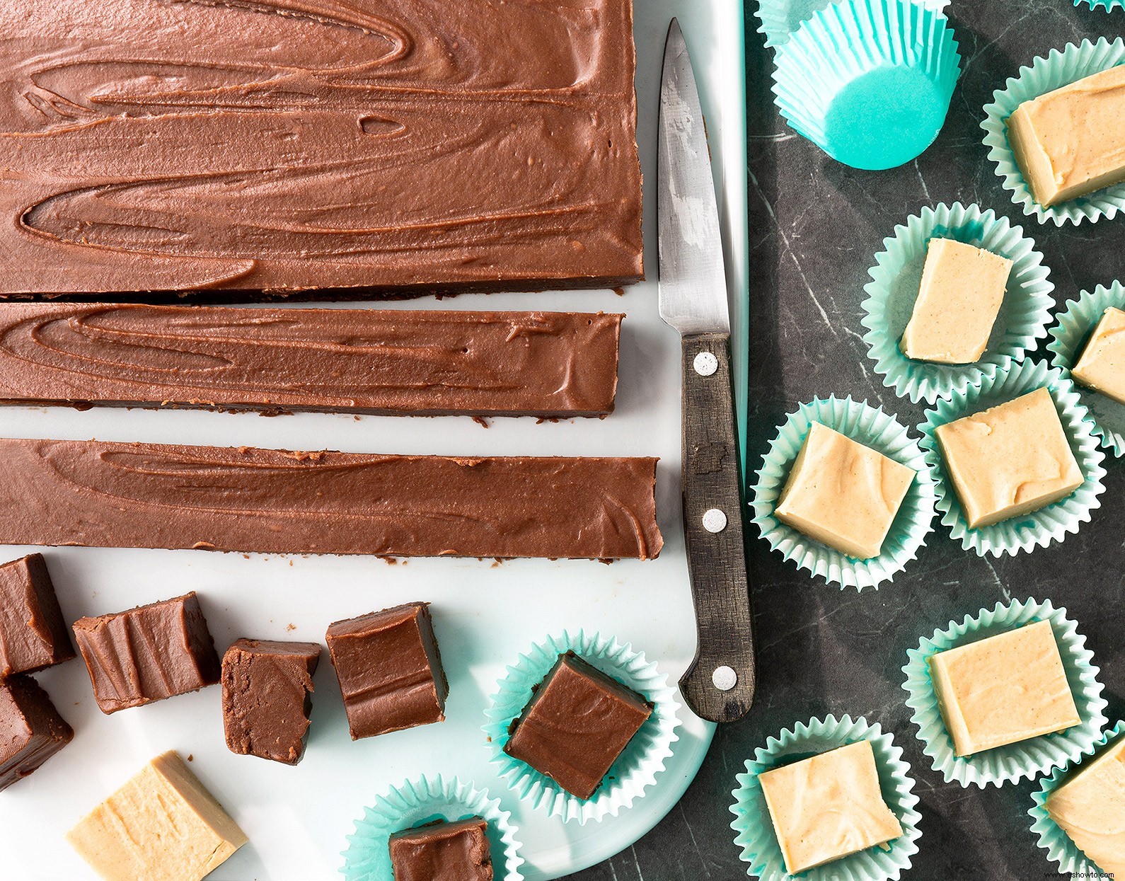 Fudge de mantequilla de maní de dos ingredientes 