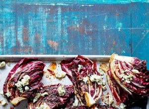 Radicchio a la Parrilla con Queso Azul: Guarnición Deliciosa y Fácil