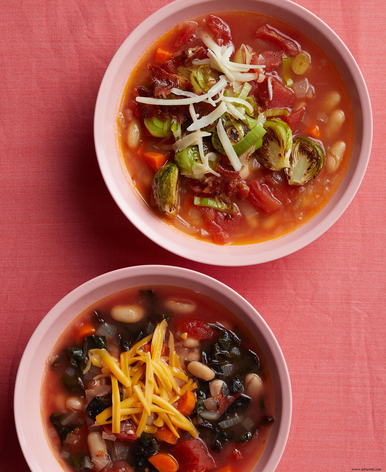 Sopa De Frijoles Blancos De Dos Vías 