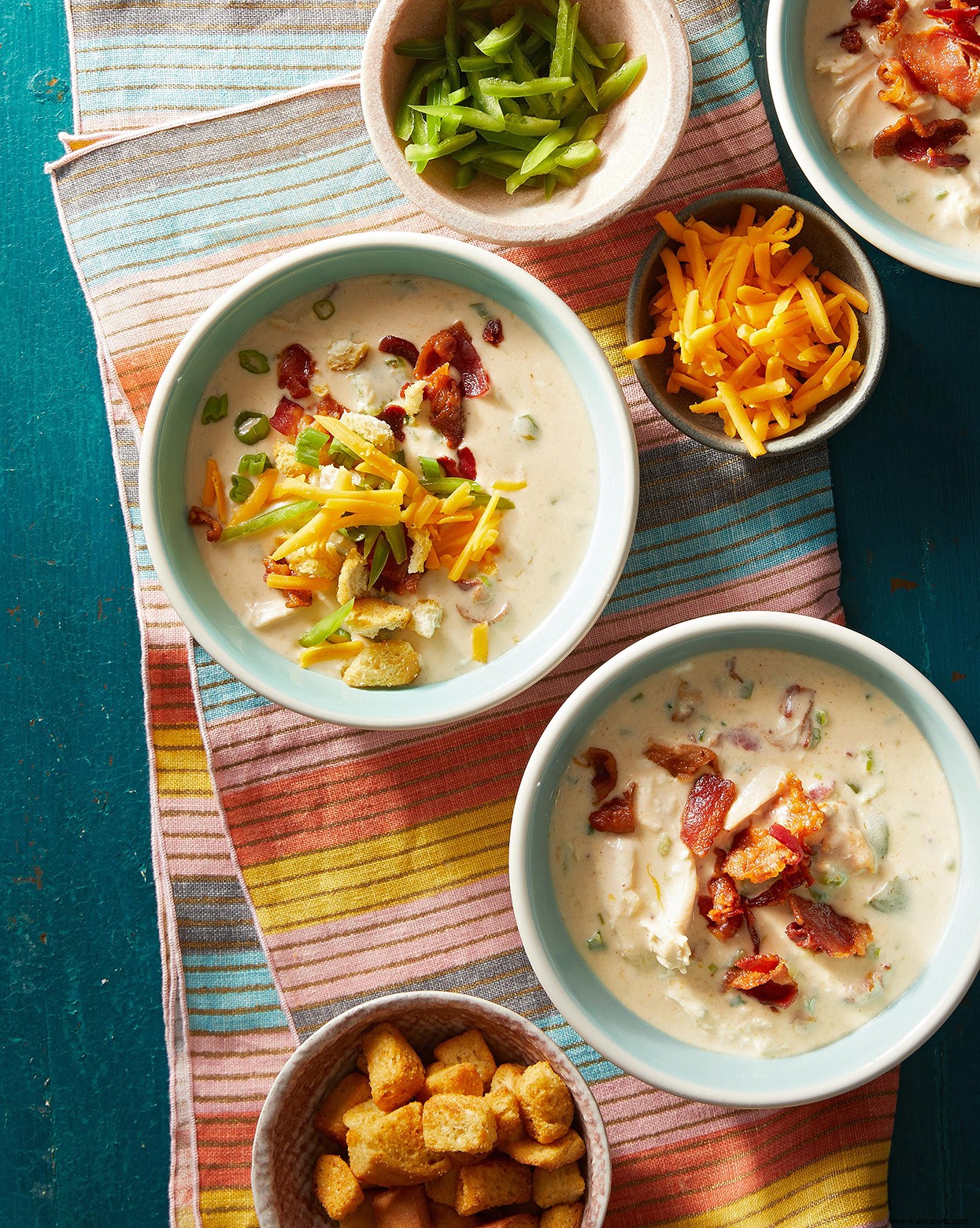 Sopa De Pollo Con Jalapeño Popper 