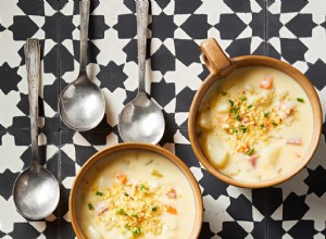 Sopa De Patatas Gratinadas Y Jamón 