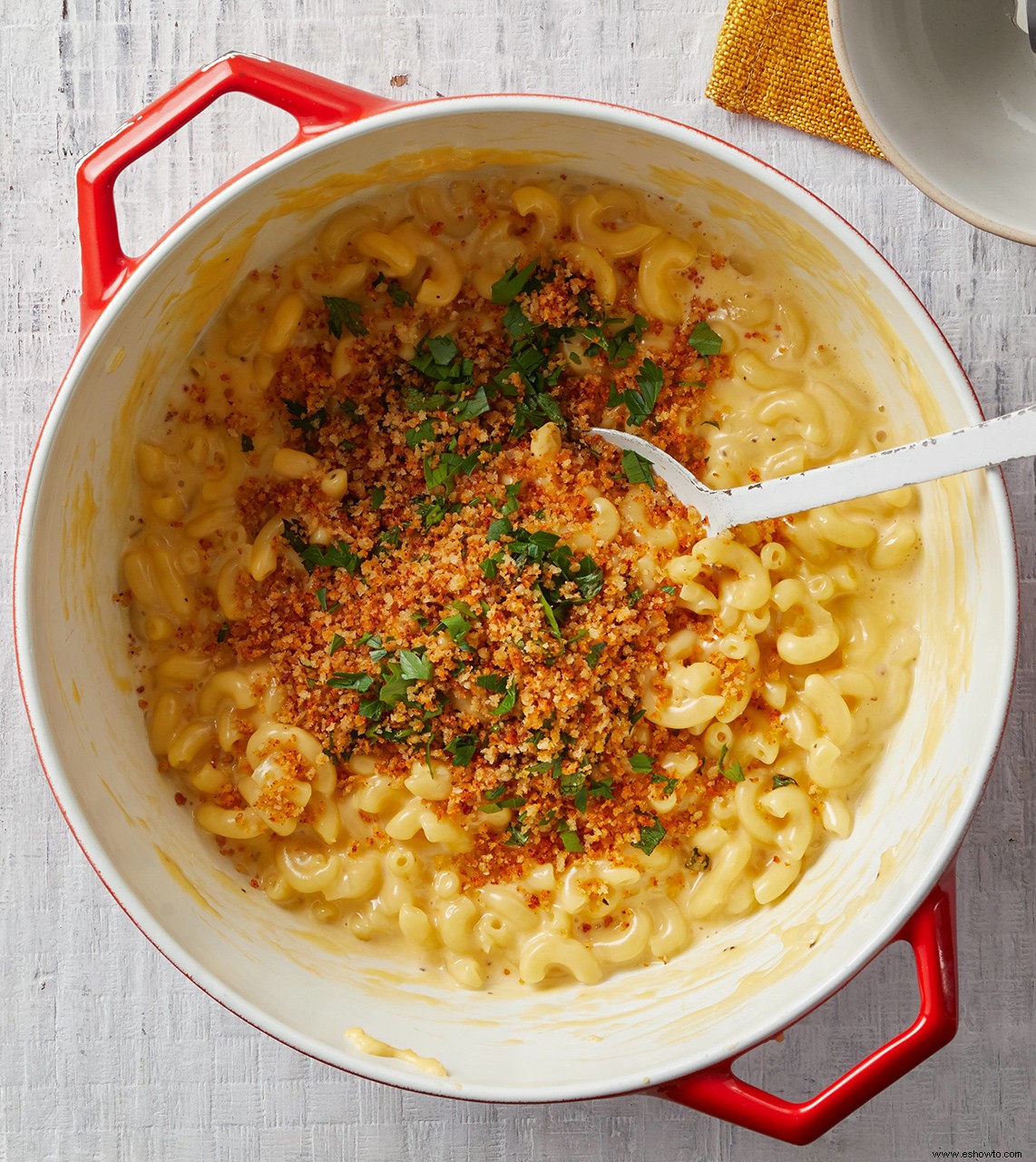 Macarrones con queso de una olla 