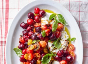 Ensalada Caprese De Cerezas 