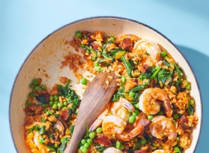 Paella de Camarones y Chorizo Rápida para Entre Semana | Lista en 30 Minutos