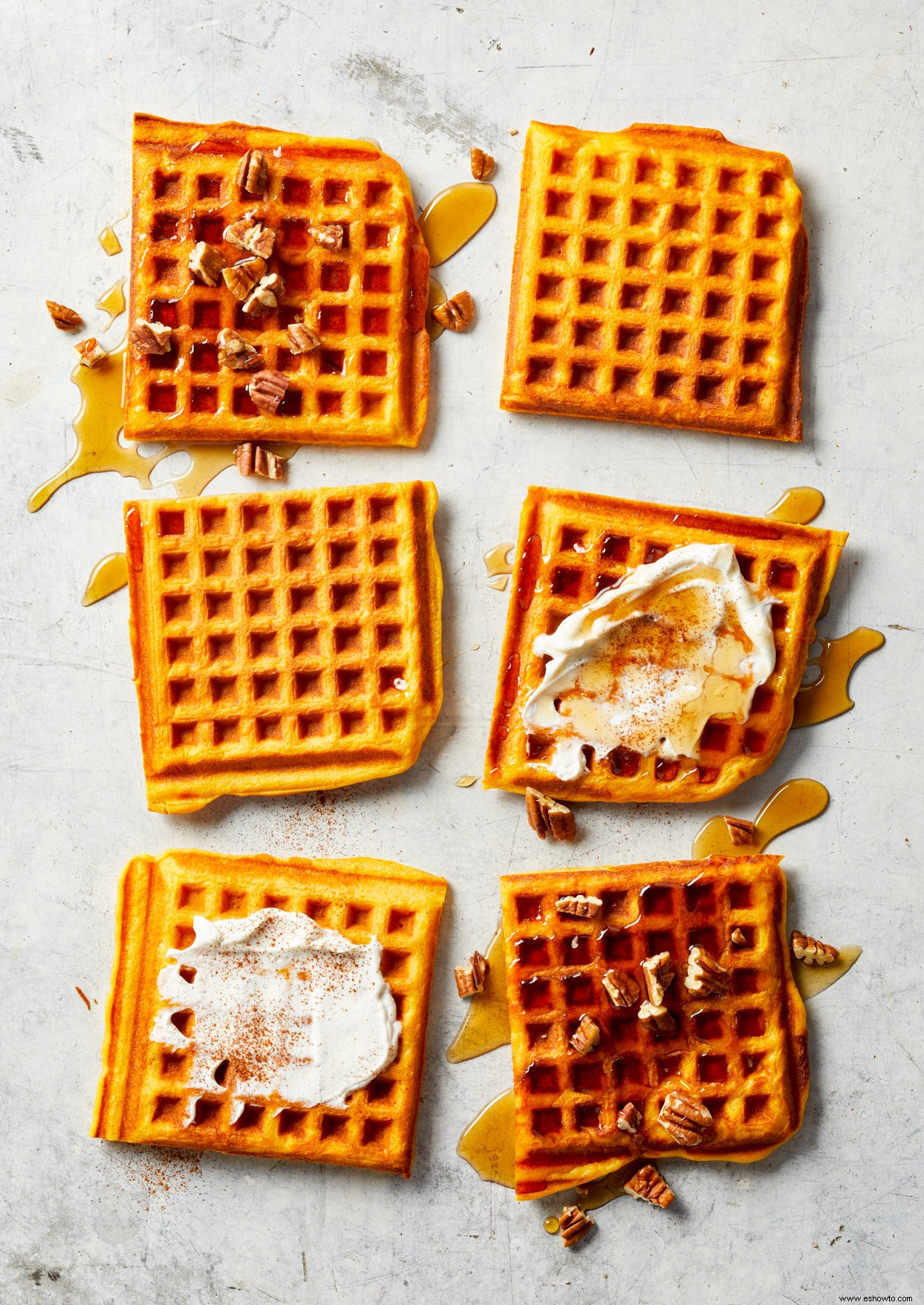 waffles de patata dulce 